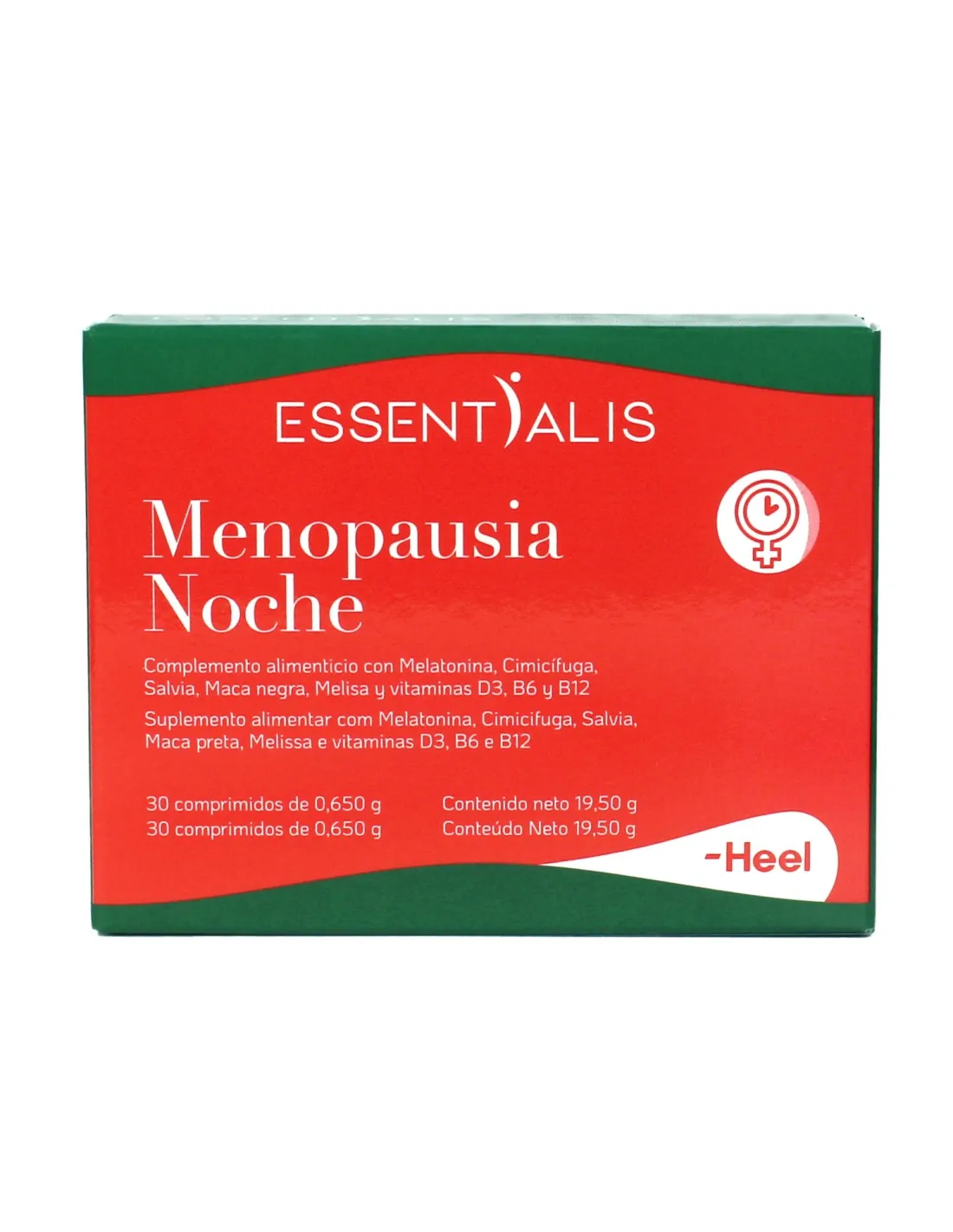 ESSENTIALIS Menopausia Noche 30 Comprimidos