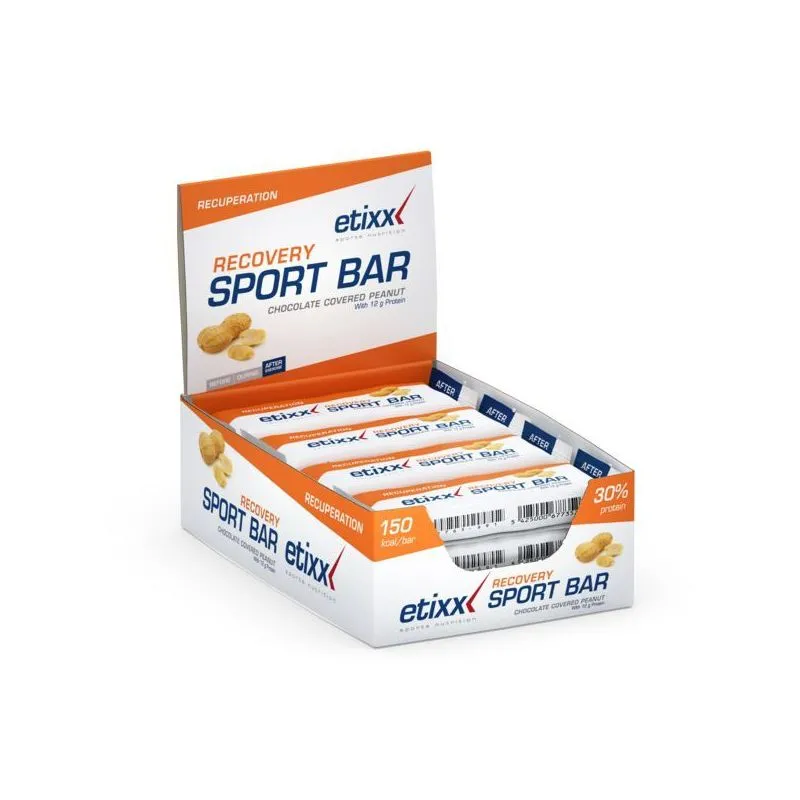 Etixx Recovery Sport Barritas Caramelo 12 uds