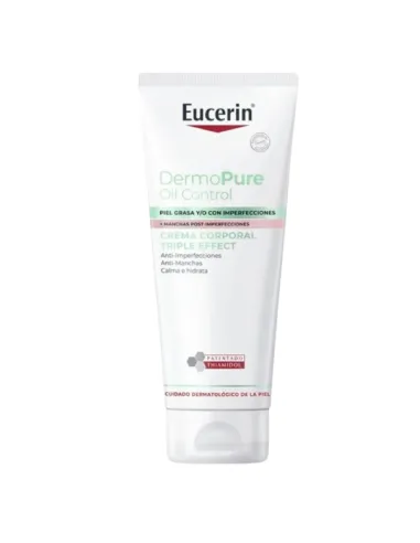 EUCERIN DERMOPURE OIL CONTROL CREMA CORPORAL TRIPLE EFECTO 200 ML