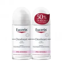 Eucerin Desodorante Roll On Piel Sensible 50ml + 50ml Duplo