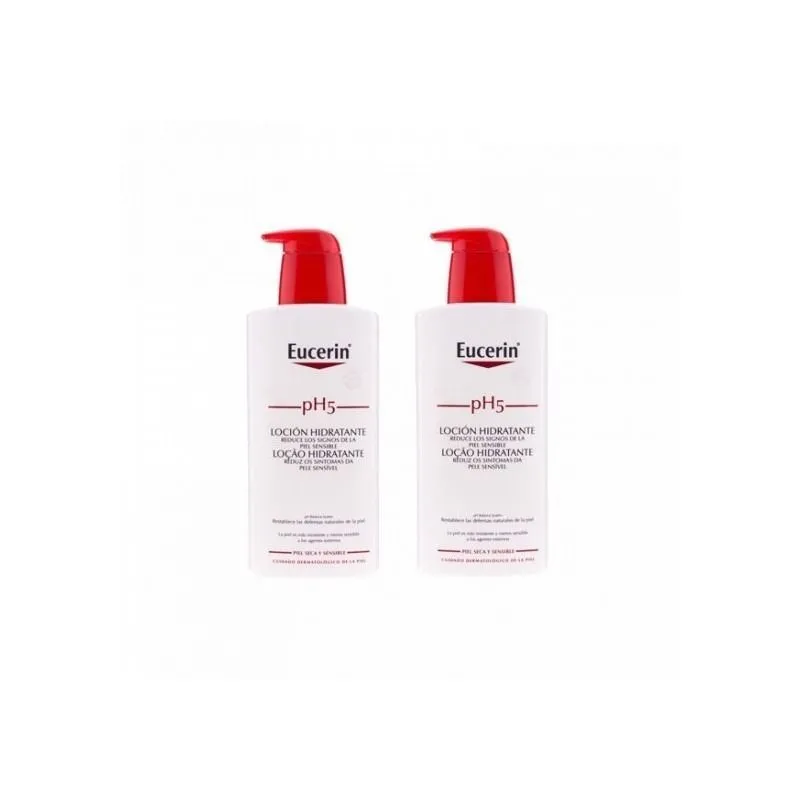 Eucerin Duplo pH5 Loción Hidratante 2 x 400 ml