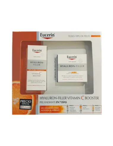 EUCERIN HYALURON-FILLER VITAMIN C BOOSTER COFRE