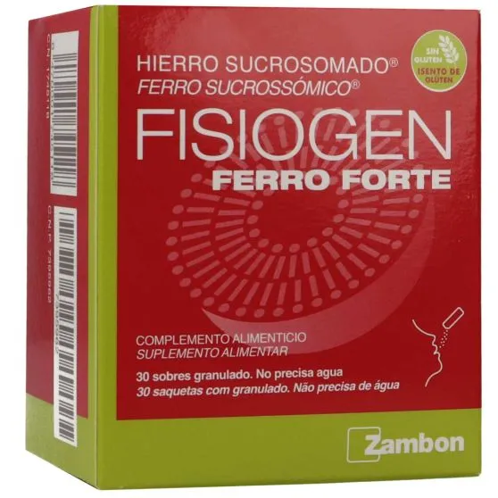 Fisiogen Ferro Forte 30 sobres granulado