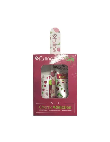 FARLINE STRAWBERRY SORBET LIMA + CREMA DE MANOS + BÁLSAMO LABIAL KIT