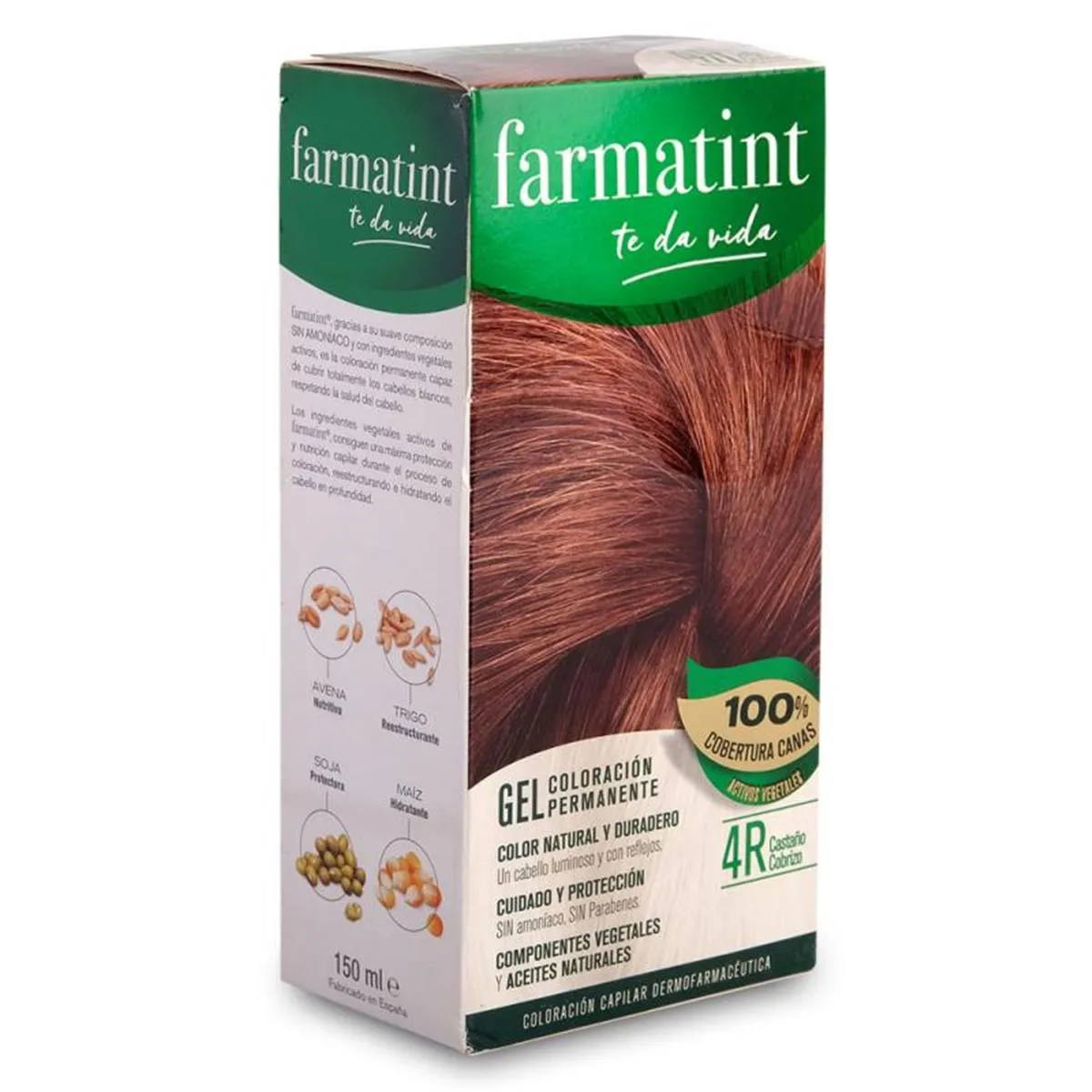 Farmatint 4R Castaño Cobrizo Gel 150ml