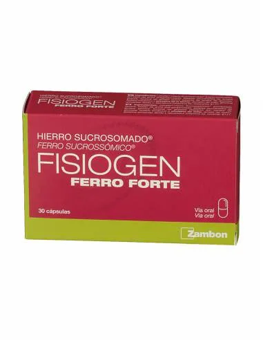 FISIOGEN FERRO FORTE 30 CAPSULAS