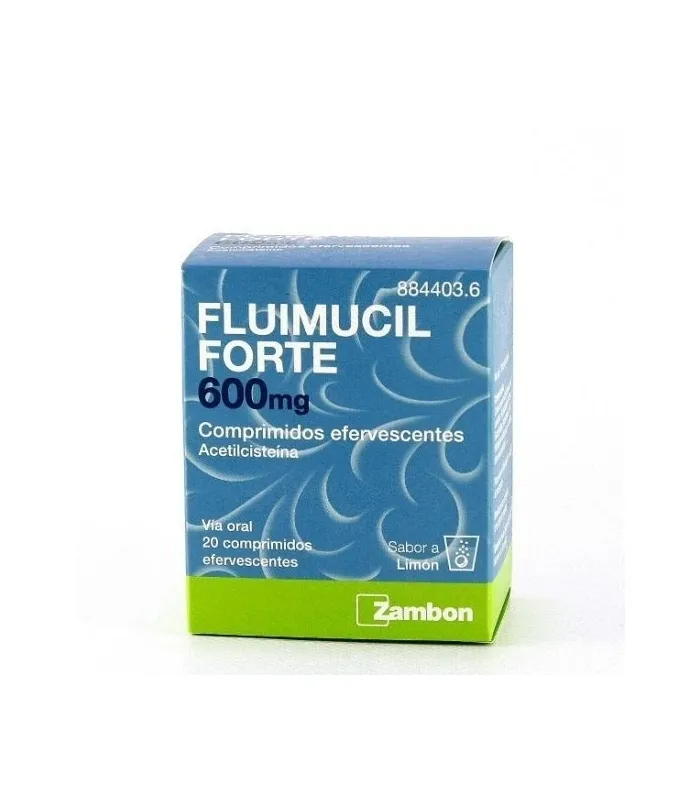 Fluimucil Forte 600 Mg 20 Comprimidos Efervescente