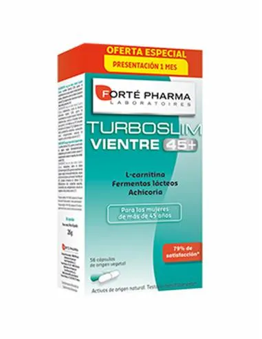 FORTE PHARMA TURBOSLIM VIENTRE PLANO 45+ 56 COMP