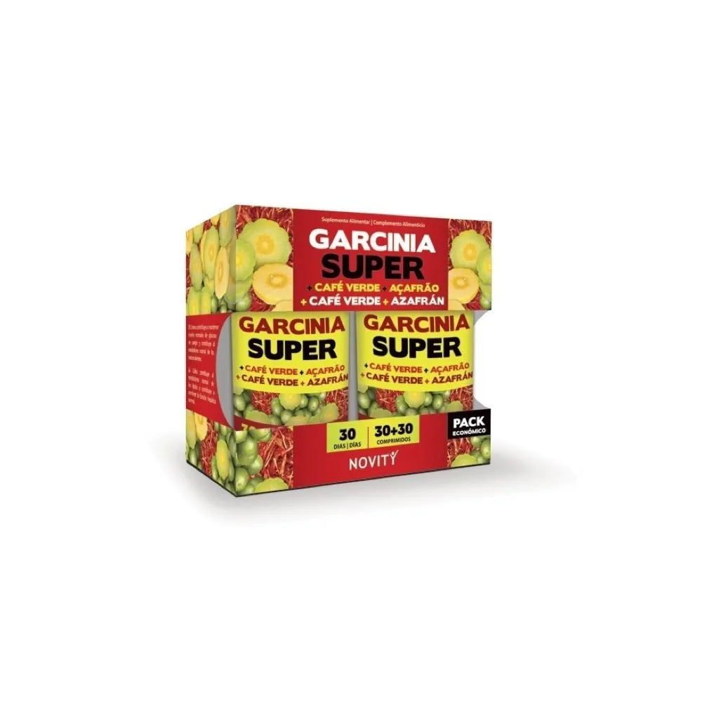 Garcinia Super+ Café Verde + Azafran (30 + 30 comp) Novity - Dietmed