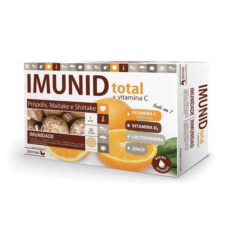 Imunid Total + Vitamina C (20 amp) Dietmed