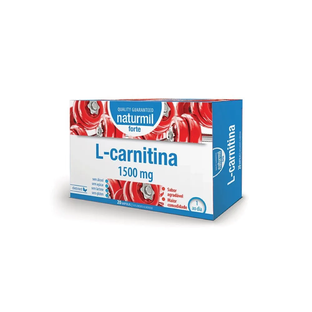 L Carnitina Forte 1500 Mg (20 amp) Naturmil - Dietmed