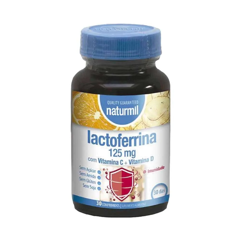Lactoferrina 125 Mg (30 comp) Naturmil - Dietmed