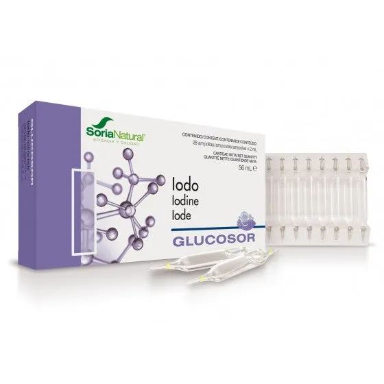 Glucosor Iodo 28 ampollas Soria Natural