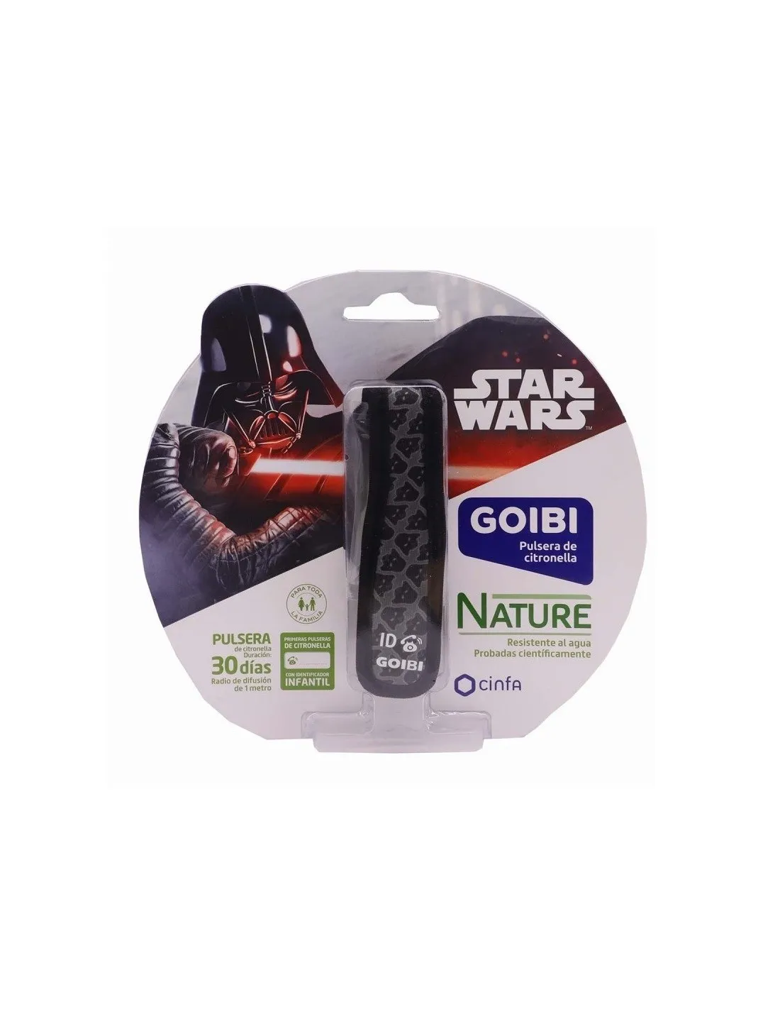 Goibi pulsera de citronella nature star wars dark vader