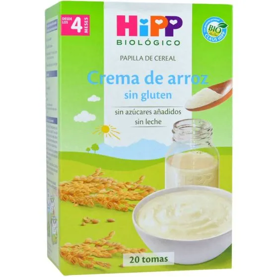 HiPP Bio Crema de Arroz Sin Gluten 400 gr