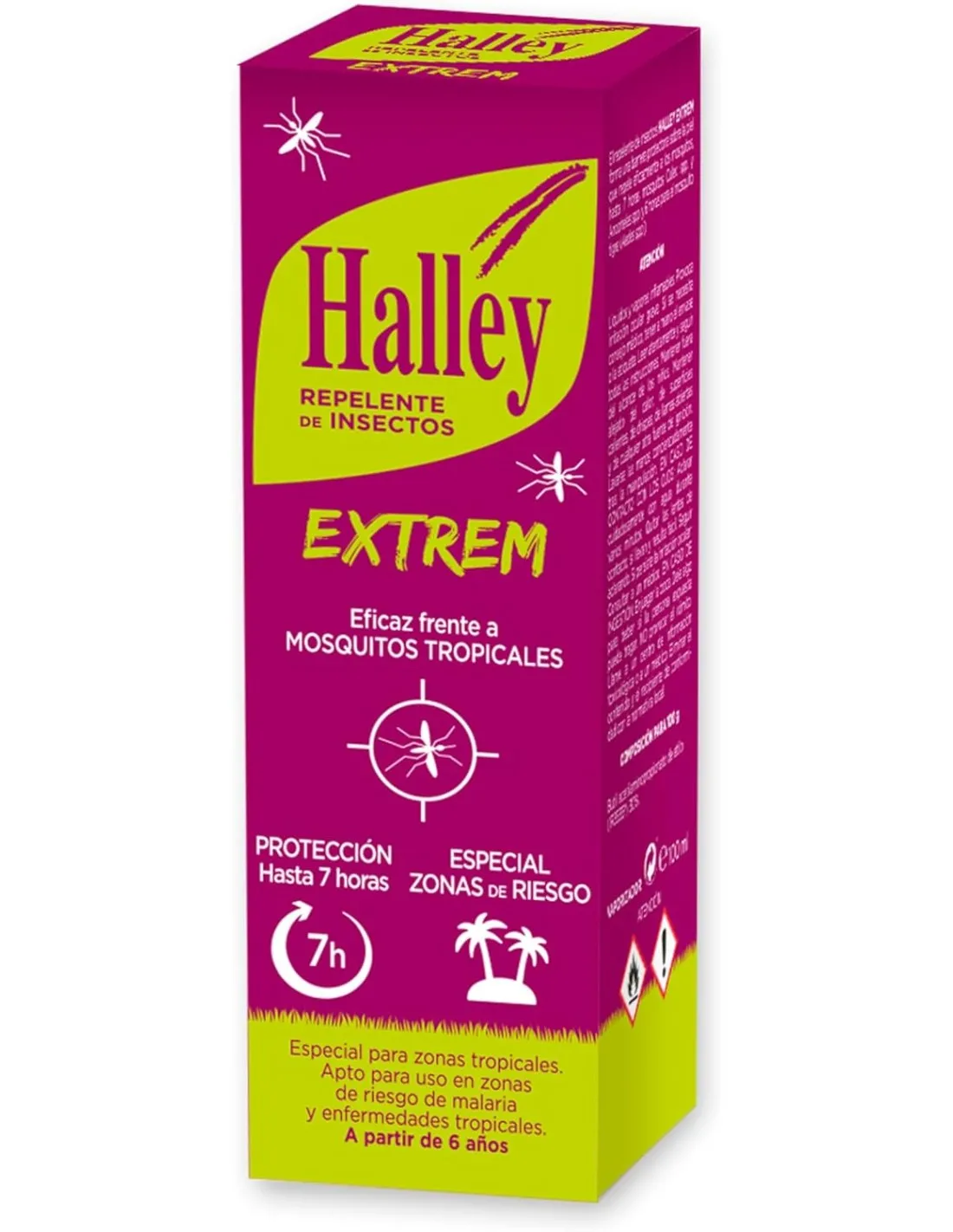 Halley Extrem Repelente de Insectos Forte 100 ml