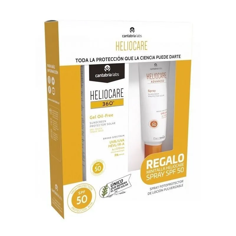 Heliocare Gel Oil Free SPF50 50ml + Spray SPF50 75ml