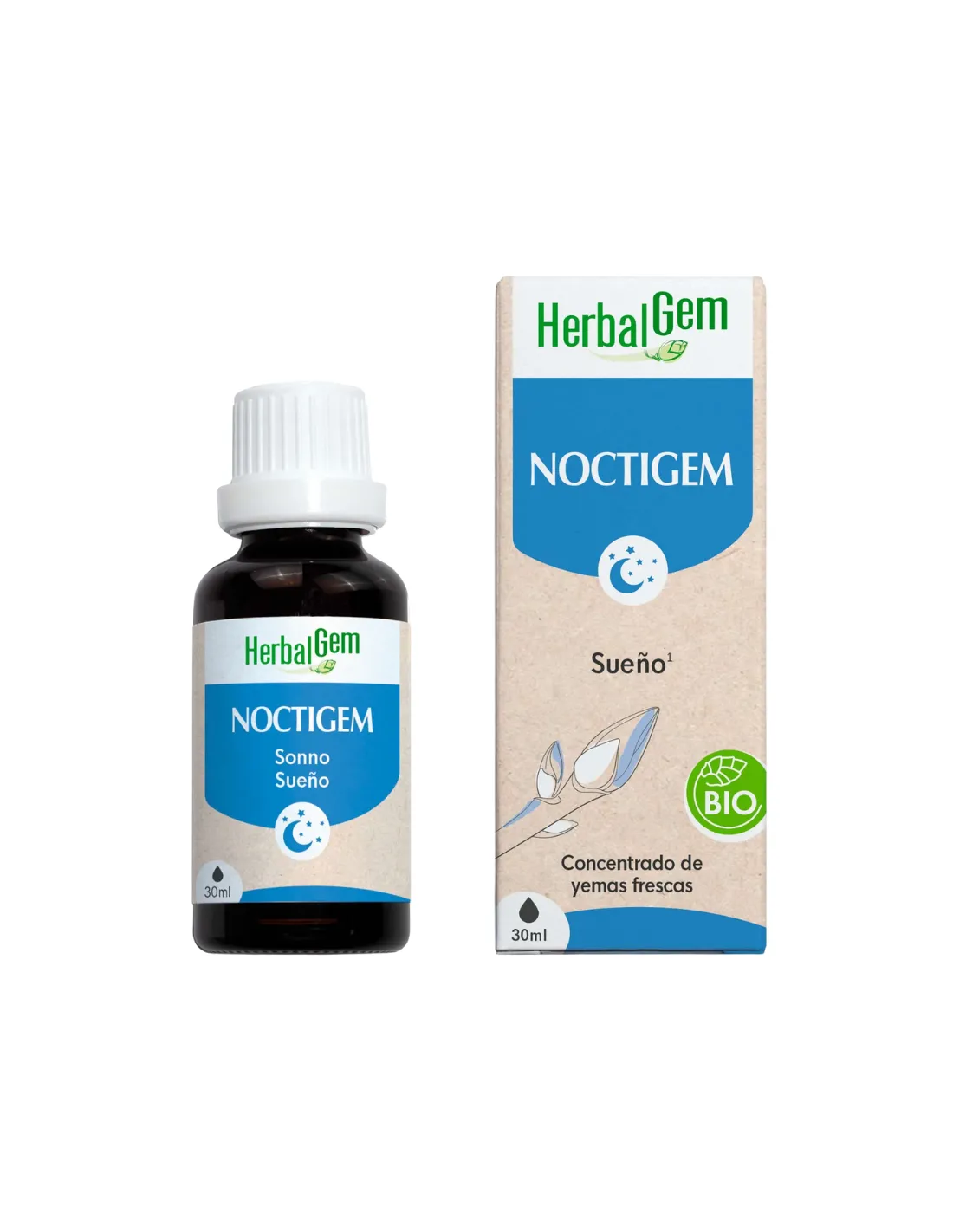 HerbalGem Yemocomplejos Noctigem Bio Gotas 30 ml