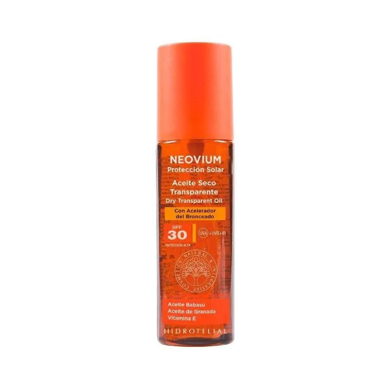 Hidrotelial Neovium Aceite Seco Transparente SPF-50+ 200ml