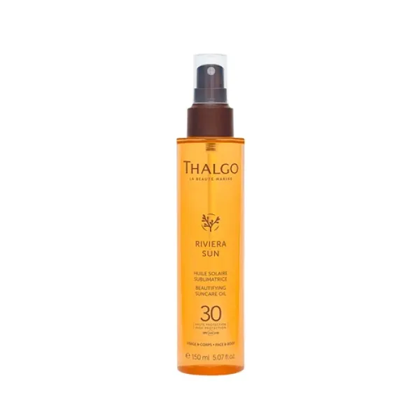 Huile Solaire Sublimatrice SPF30 | Aceite Solar Embellecedor para Cara y Cuerpo 150ml - Riviera Sun - Thalgo ®