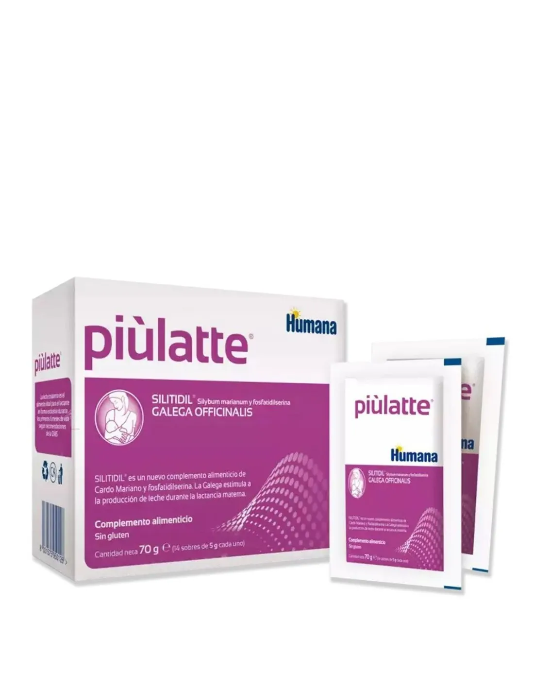 Humana Piulatte Producción de lecher materna 14 Sobres 5g