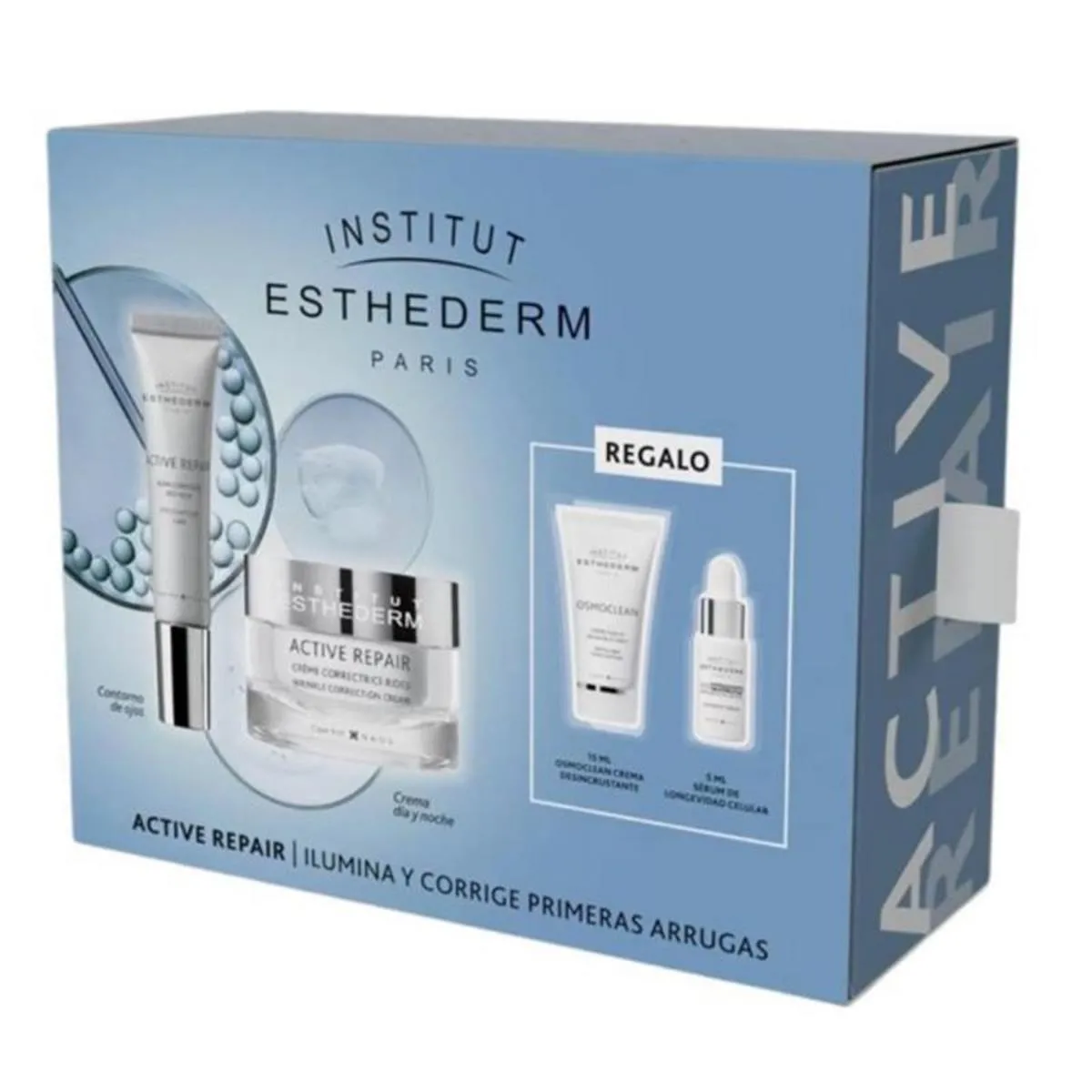 Esthederm Pack Active Repair - Contorno 15ml + Crema 50ml + Osmoclean 15ml + Serum 5ml
