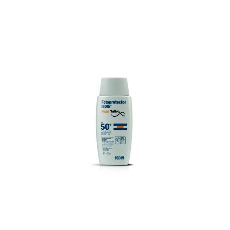 Isdin Fotoprotector Fluid Tatoo Spf50+ 100ml