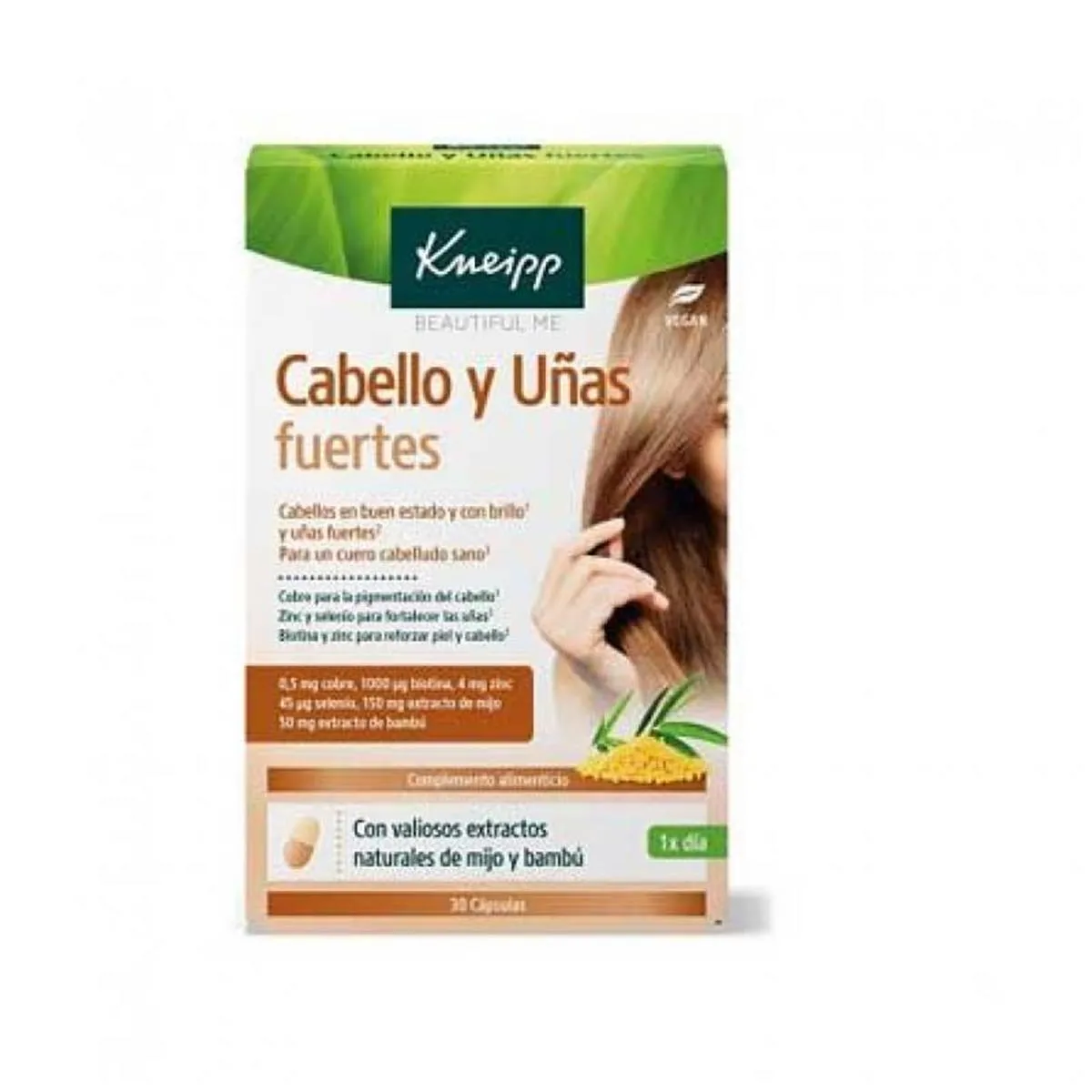Kneipp Cabello y Uñas Fuertes 30 Cápsulas