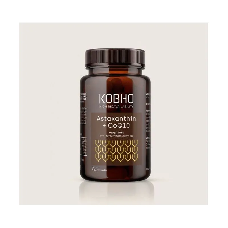 Kobho Astaxanthin + Coq10 60 perlas