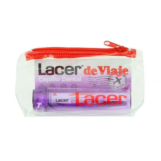 Lacer Cepillo Dental De Viaje Adulto con Neceser