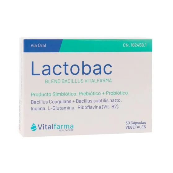 Lactobac simbiótico 30 cápsulas