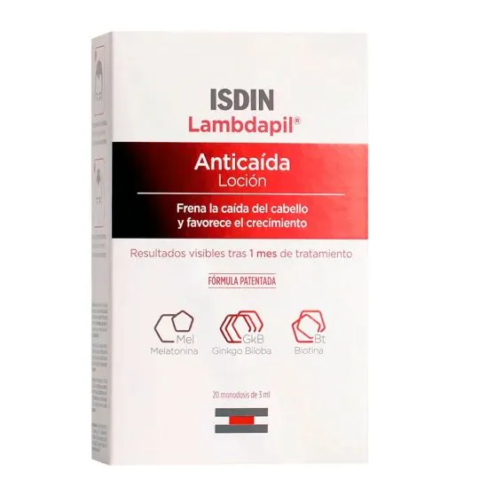 Isdin Lambdapil Anticaída Loción 20 monodosis