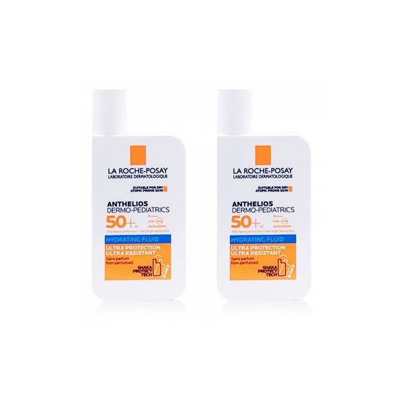 La Roche Posay Anthelios Dermo Pediatrics Fluído Hidratante Shaka SPF-50+ Duplo 50ml + 50ml