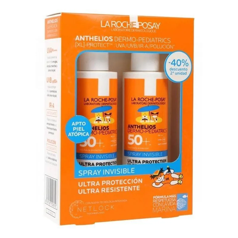 La Roche Posay Anthelios Dermopediatrics Spray Duplo 2 x 200ml