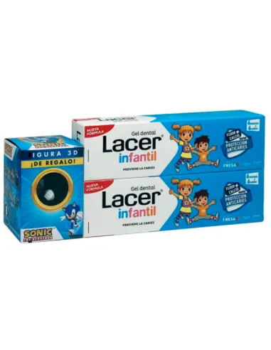 LACER INFANTIL GEL DENTAL FRESA 75 ML DUPLO