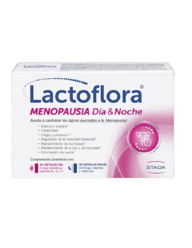 LACTOFLORA MENOPAUSIA DIA Y NOCHE 30 CAPS + 30 CAPS