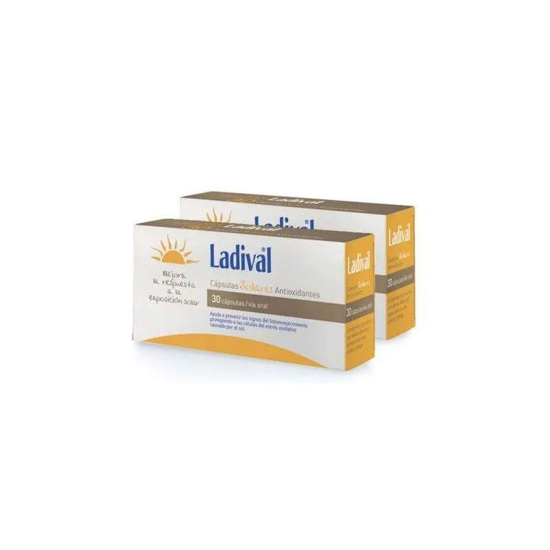 Ladival Cápsulas Solares Antioxidantes Duplo 30 caps
