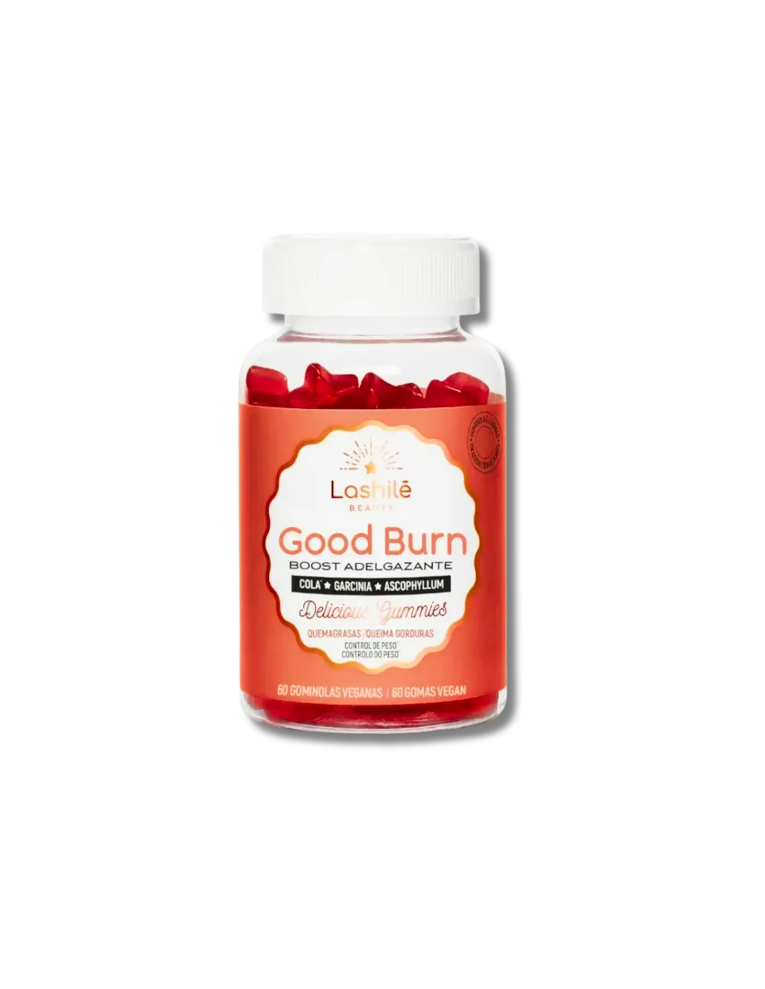 LASHILE GOOD BURN 60 GOMINOLAS VEGANAS