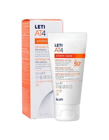 LETI AT4 ATOPIC SPF 50 FACIAL SKIN DEFENSE CREMA 50 ML