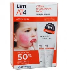 Leti At4 Crema Facial 50 ml Duplo Ahorro