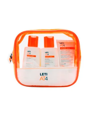 LETI AT4 GEL BAÑO 100 ML + CHAMPÚ 100 ML + CREMA CORPORAL 50 ML