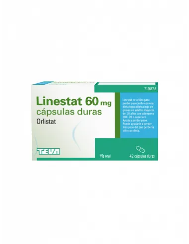 LINESTAT 60 MG 42 CÁPSULAS