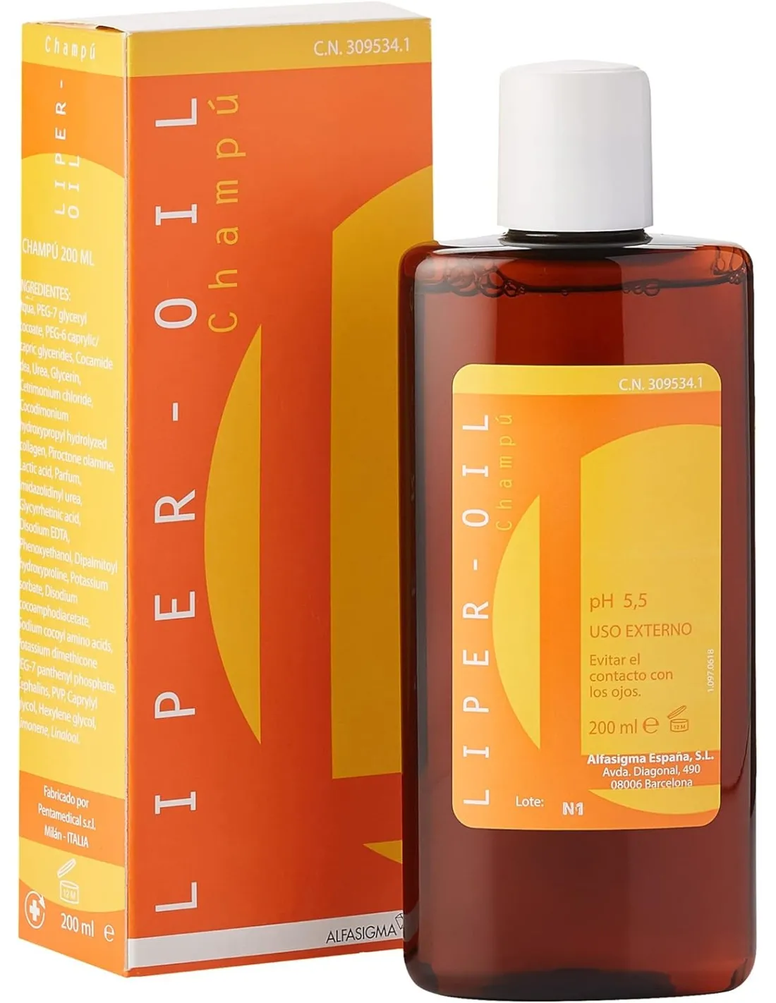 LIPER-OIL Champú 200 ml