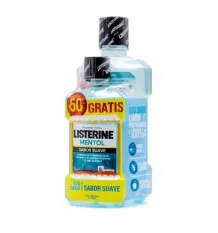 Listerine Mentol Sabor Suave Zero 500ml + 250ml