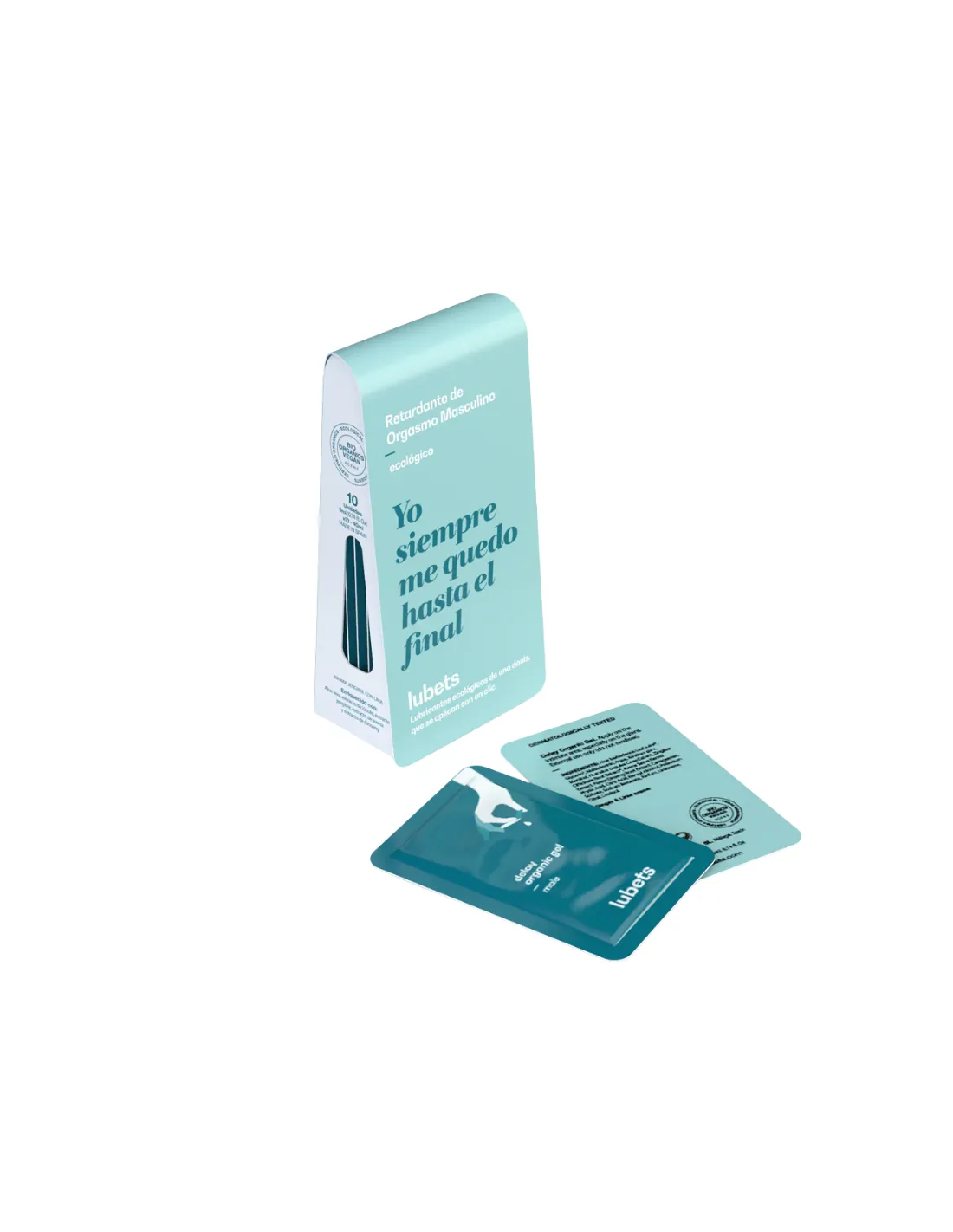 LUBETS Retardador del Orgasmo Masculino Ecológico 10 Unidades de 4 ml