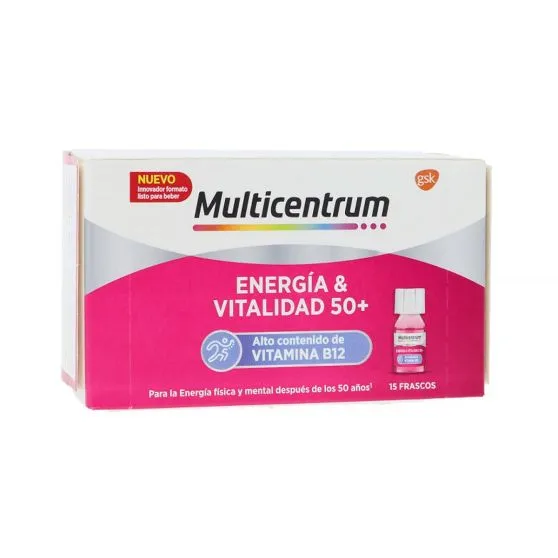 Multicentrum Energía & Vitalidad 50+ 15 Frascos