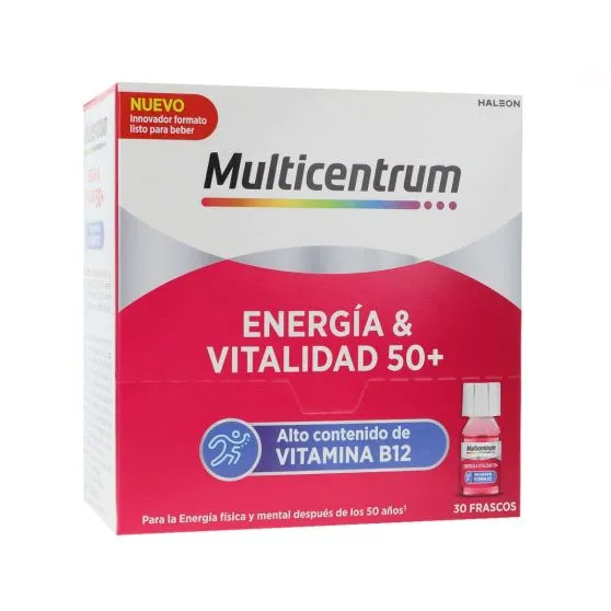 Multicentrum Energía & Vitalidad 50+ 30 Frascos