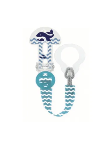 MAM BROCHE PARA CHUPETE AZUL