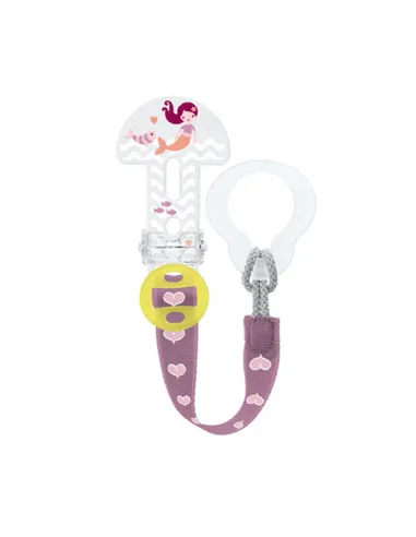 MAM BROCHE PARA CHUPETE ROSA