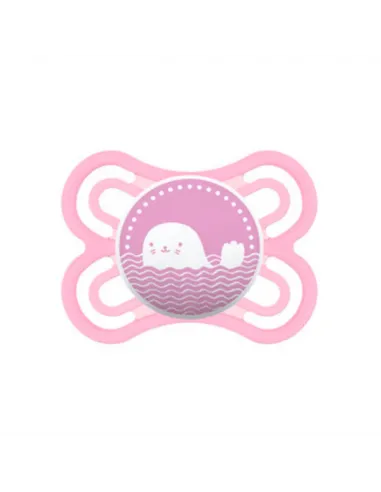 MAM CHUPETE SILICONA PERFECT 0+ M ROSA